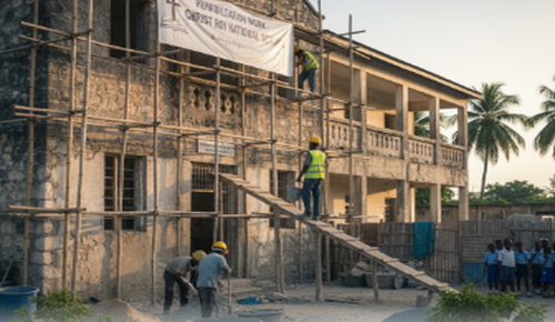 UNOPS Awards $317,499 Contract for Rehabilitation of École Nationale Christ...